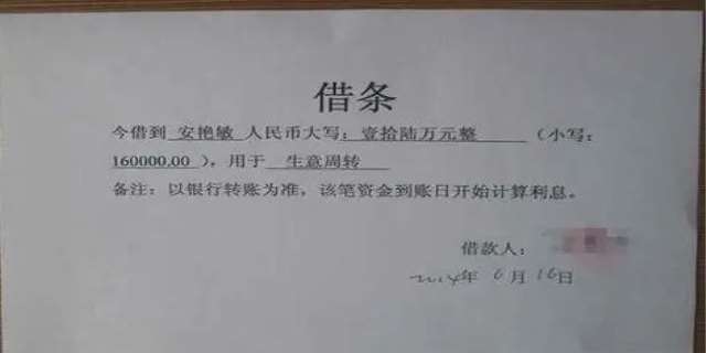 2024年最新借条正规格式