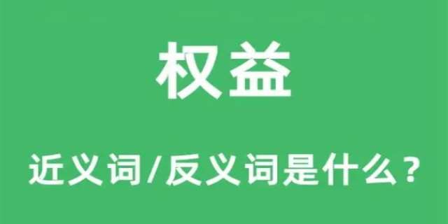 权益是什么意思