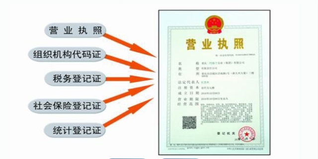 五证合一是哪五证