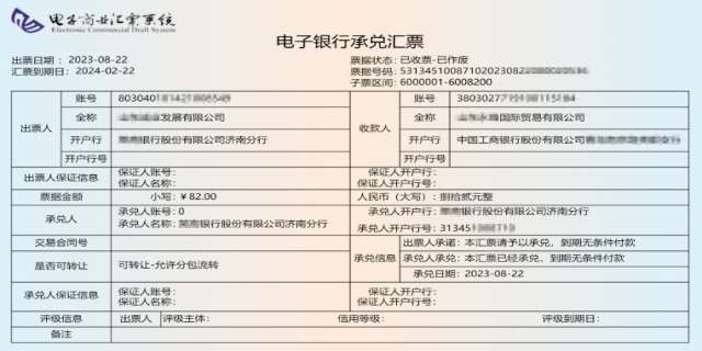 银行承兑汇票贴现的手续费是多少