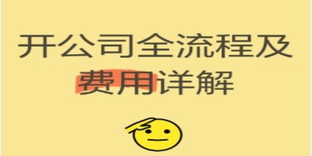 2024开公司流程及费用