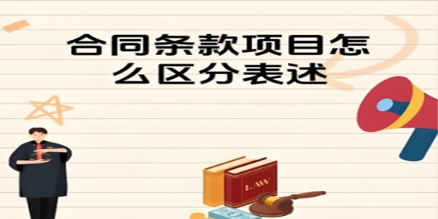  条款项目怎么区分